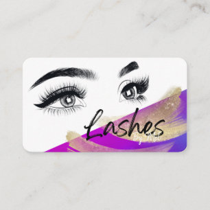 Lash de lujo - Tarjeta de visita