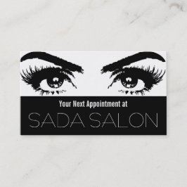 Lash Extensions Salón Beauty Spa Tarjeta de cita