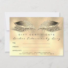 Lashes Beauty Studio Certificado de maquillaje Reg