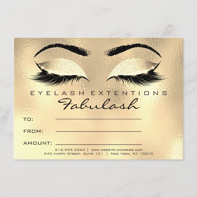 Lashes Browns Waxing Certificado de maquillaje Reg (Anverso)