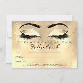 Lashes Browns Waxing Certificado de maquillaje Reg