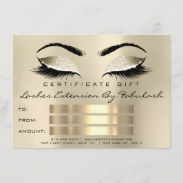 Lashes Certificado de maquillaje SPA Regalo Champa