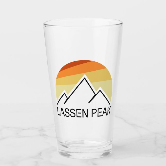 Lassen Peak California Retro (Anverso)