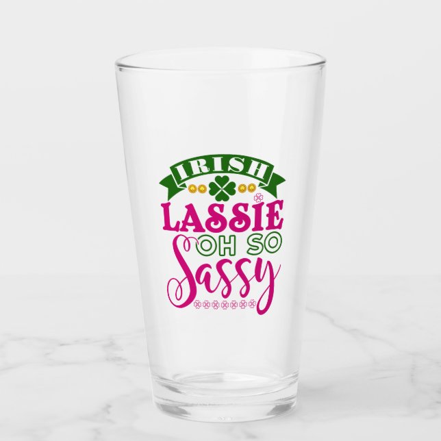 Lassie irlandesa Oh So Sassy St Patrick's Day (Anverso)
