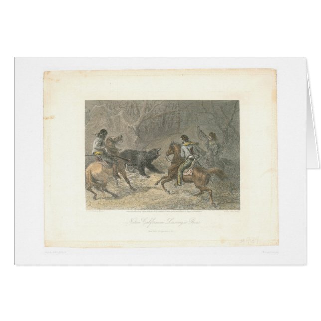 Lassoing un oso (1178A) (Anverso (Horizontal))