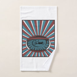 Lastenrad im Auge mit Strahlen