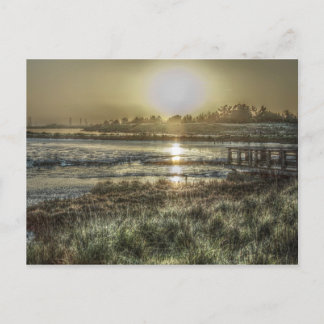 Lastima en la postal del amanecer