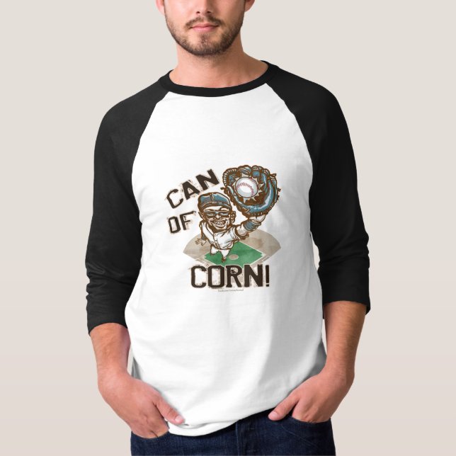 ¡Lata de Maíz! Camiseta de béisbol (Anverso)