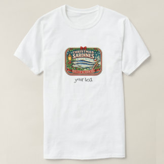 Lata de Sardina de Navidad Vintage Retro Polo Nort