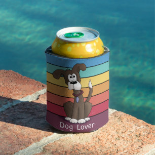 Latas Amante de Perros Festivos Enfriador de Lata