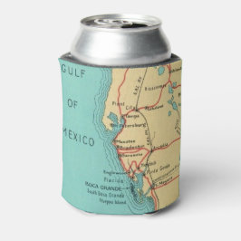 Latas Boca Grande. Useppa Mapa Enfriador de Lata