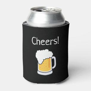 Latas Día de Cerveza Cheers Burbujas Frías Enfriador de