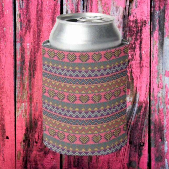 Latas Enfriador de bebidas Tribal Chill – Boho Bold (Subido por el creador)