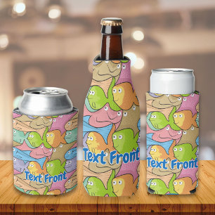 Latas Enfriador de botella de peces de dibujos animados