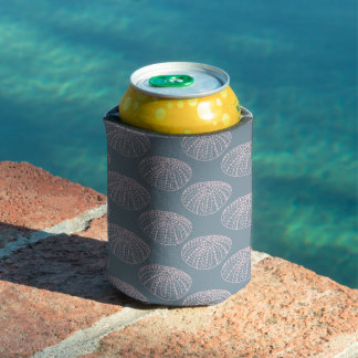 Latas Enfriador de erizo de mar dibujado a mano