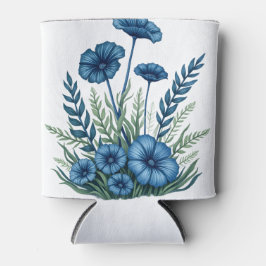 Latas Enfriador de lata boho con diseño floral elegante