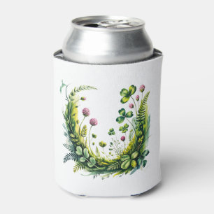 Latas Enfriador de lata botánico personalizado de trébol