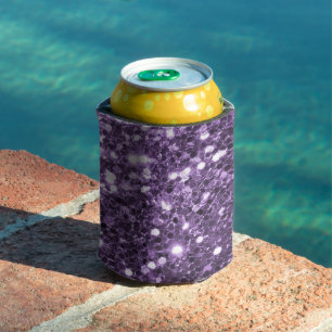 Latas Enfriador de Lata Brillante Morado