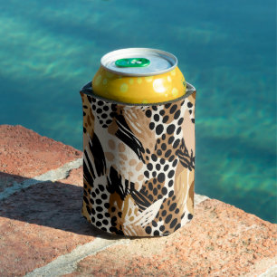 Latas Enfriador de Lata con Estampado de Leopardo