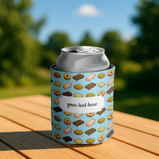 Latas Enfriador de Lata con Patrón de Galleta Dulce de A