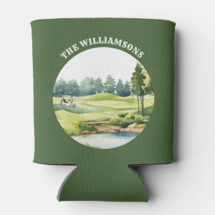 Latas Enfriador De Lata De Agua De Curso De Golf De Acua