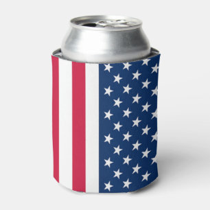 Latas Enfriador de Lata de Bandera Americana EE. UU.
