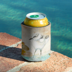 Latas Enfriador de Lata de Bebé Plover Adorable