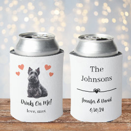 Latas Enfriador de lata de bodas personalizado para masc