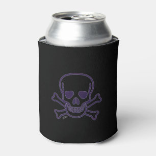 Latas Enfriador de lata de calavera fantasma 2 caras