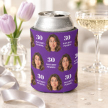 Enfriador de Lata de Cara de Foto Personalizada 30
