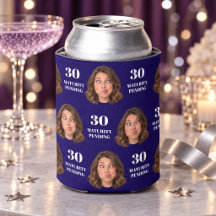 Enfriador de Lata de Cara de Foto Personalizada 30
