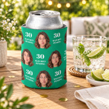 Enfriador de Lata de Cara de Foto Personalizada 30