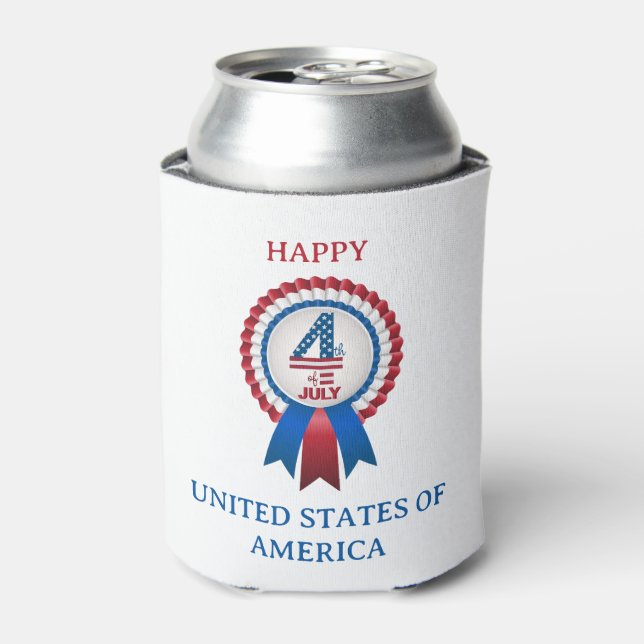 Latas Enfriador de lata de cinta azul Liberty (Lata Anverso)