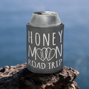 Latas Enfriador de Lata de Corazón para Viaje de Luna de
