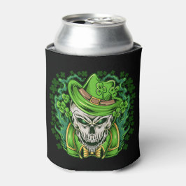 Latas Enfriador de lata de cráneo duende del día de San 
