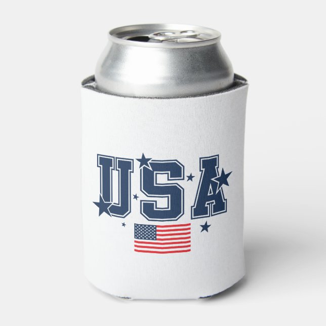 Latas Enfriador de lata de EE. UU. (Lata Anverso)