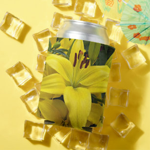 Latas Enfriador de Lata de Flor de Lirios Asiáticos Amar