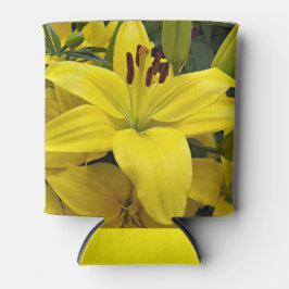 Latas Enfriador de Lata de Flor de Lirios Asiáticos Amar