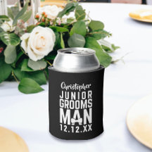 Enfriador de Lata de Nombre de Padrino Junior de B