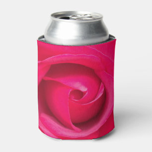 Latas Enfriador de Lata de Rosa Rosa Roja Romántica