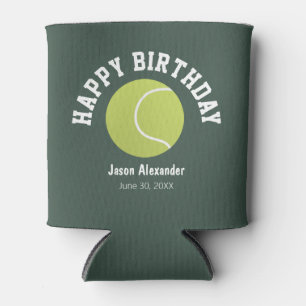 Latas Enfriador de lata de tema de tenis para fiesta de