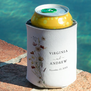 Latas Enfriador de Lata para Boda de Flores Silvestres R