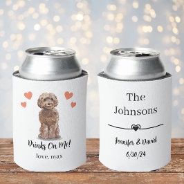Latas Enfriador de lata para boda de mascota Cockapoo pe