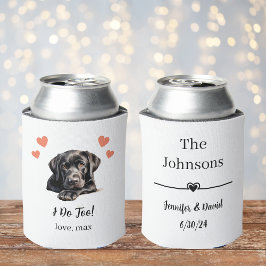 Latas Enfriador de Lata para Boda de Mascota Personaliza