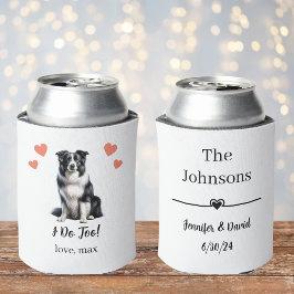 Latas Enfriador de lata para boda de mascota personaliza