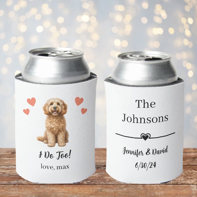 Latas Enfriador de Lata para Boda de Mascota Personaliza (Subido por el creador)