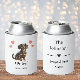 Latas Enfriador de Lata para Boda de Mascota Personaliza