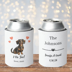 Latas Enfriador de Lata para Boda de Mascota Personaliza