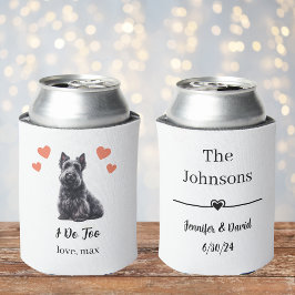Latas Enfriador de lata para boda de mascota personaliza