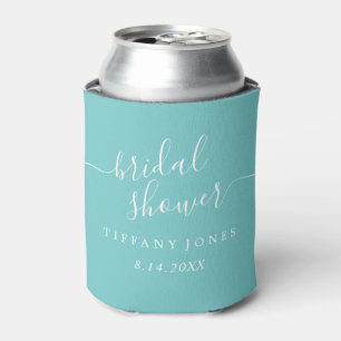 Latas Enfriador de lata para ducha de novia con guión mo